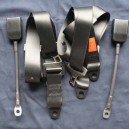 KIT CINTURE DI SICUREZZE STATICHE NERE